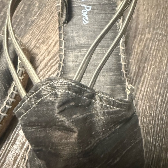 Toni Pons size 40 NEW wool “wld” Chic Metallic Wedge Espadrilles - Picture 11 of 15